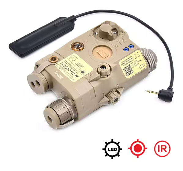 PEQ-15 IR Laser + Visible Red Laser + White LED Flashlight