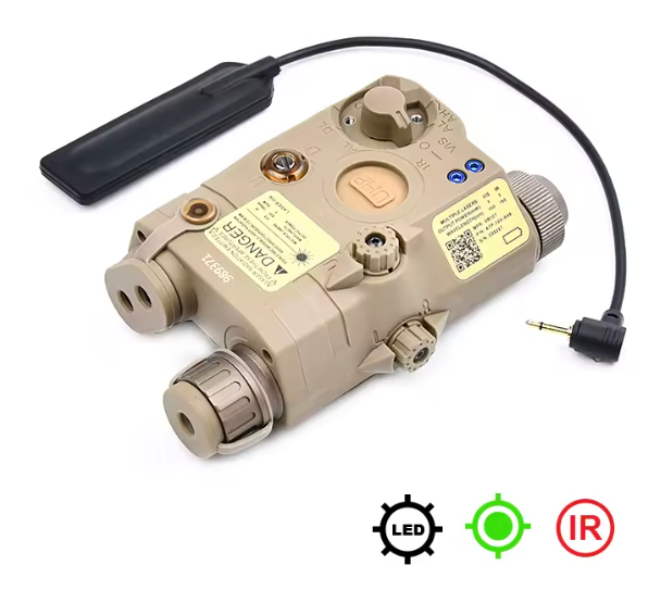 PEQ-15 IR Laser + Visible Red Laser + White LED Flashlight