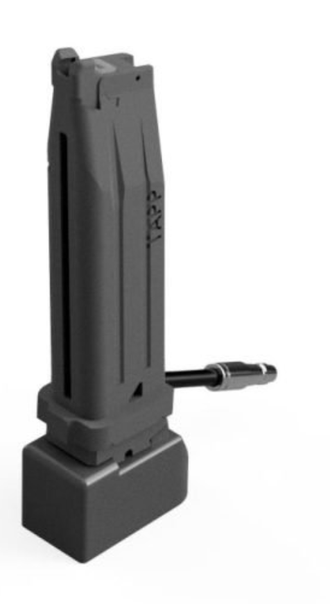 Lancer Tactical Stryk Hi-Capa Gas Blowback Airsoft Pistol Black & Silver