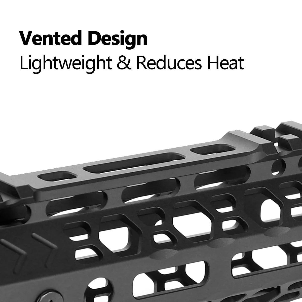 AR15 Honeycomb lightweight M-lok Free Floating Handguard with Steel Barrel Nut 7" 9" 10" 12" 13.5" 15"
