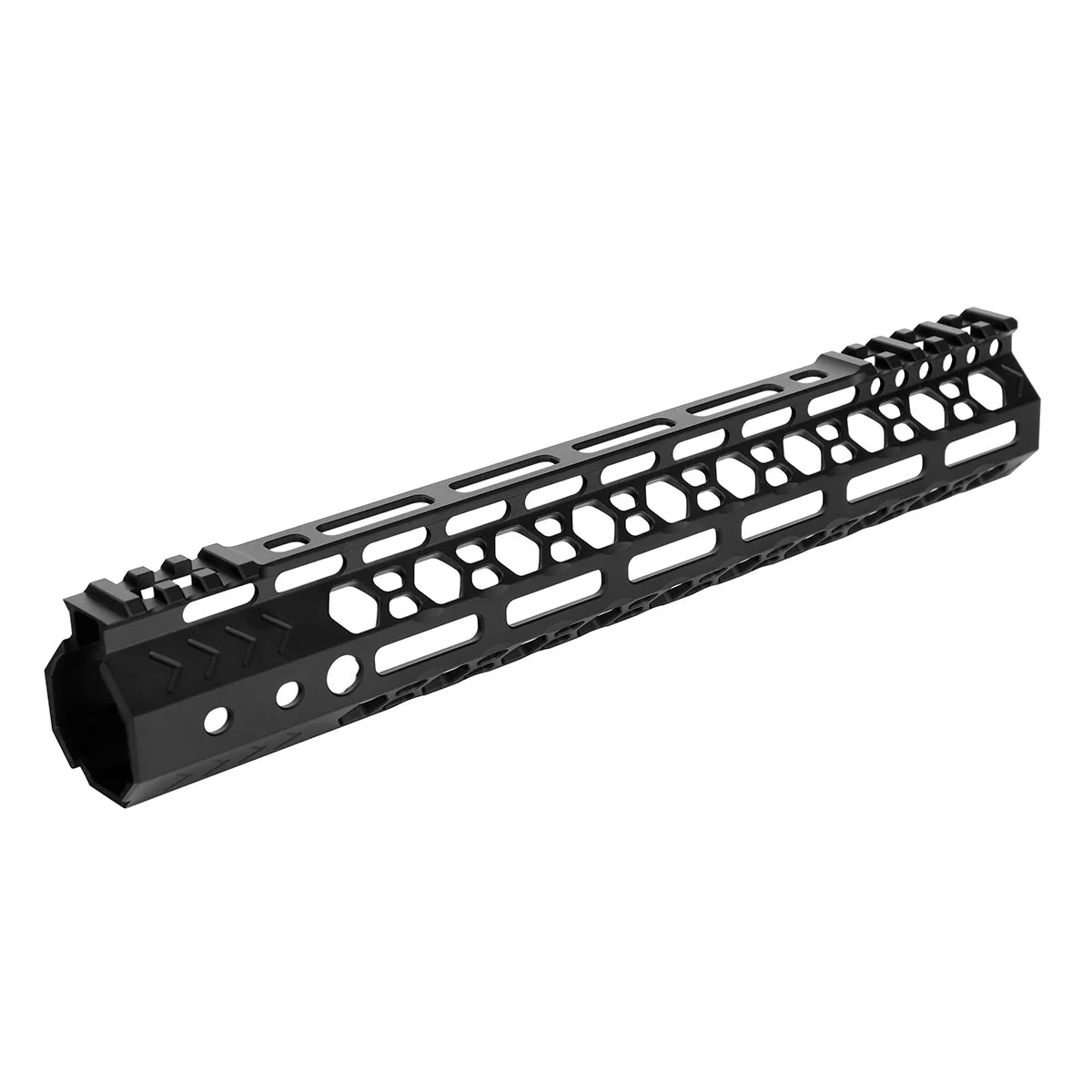AR15 Honeycomb lightweight M-lok Free Floating Handguard with Steel Barrel Nut 7" 9" 10" 12" 13.5" 15"