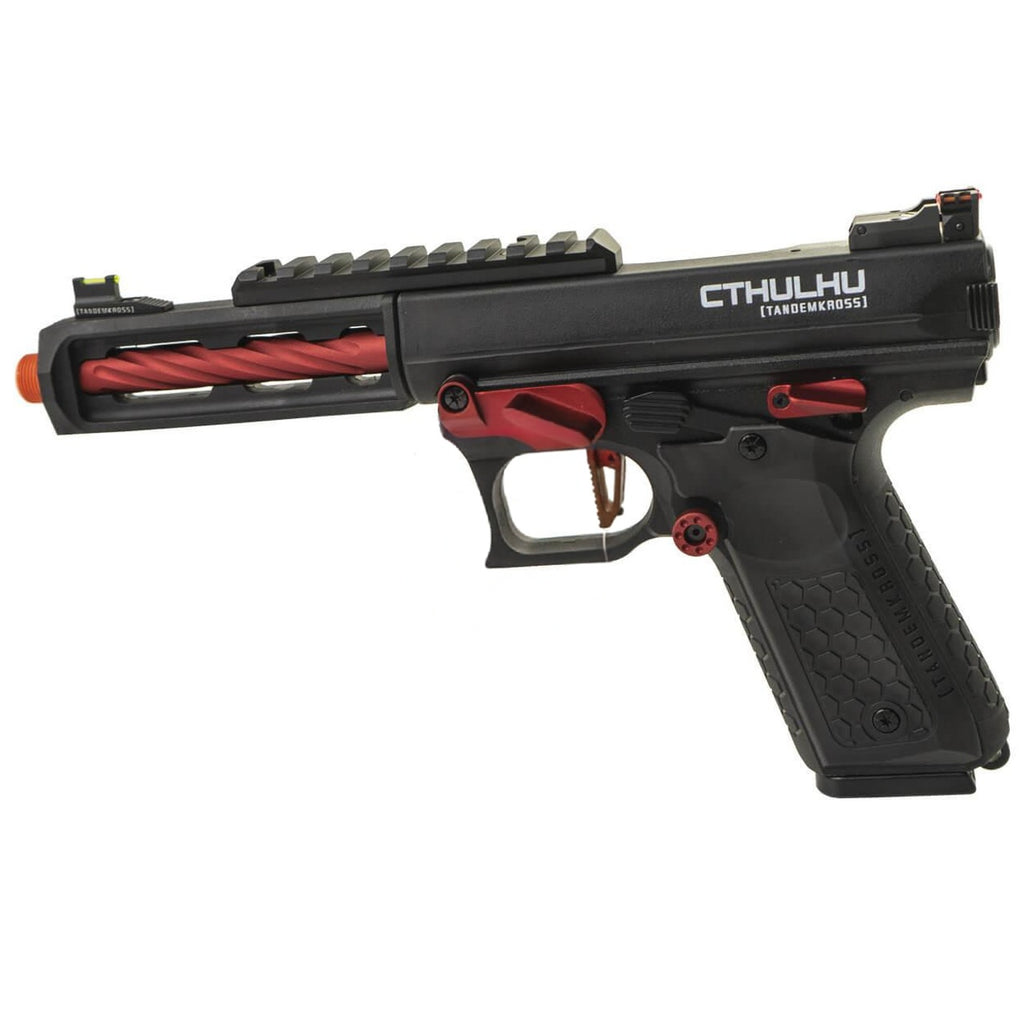 Lancer Tactical Tandemkross Officially Licensed Cthulhu GBB Airsoft Pistol Black & Red