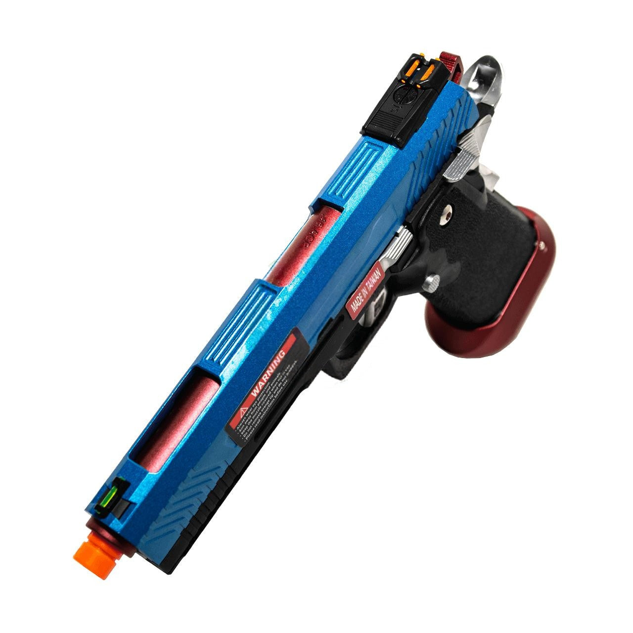 AW Custom Hi-Capa Competition GBB Pistol Blue Patriot