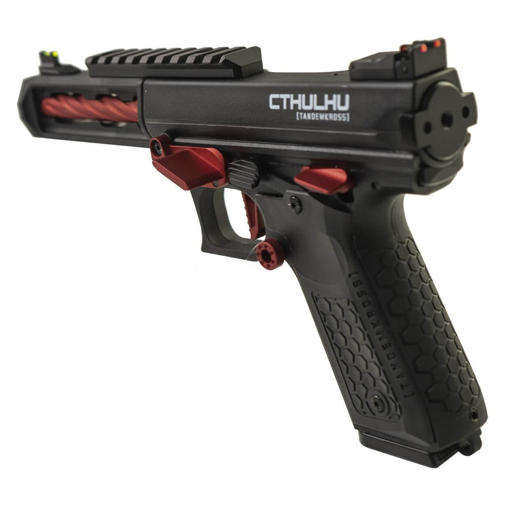 Lancer Tactical Tandemkross Officially Licensed Cthulhu GBB Airsoft Pistol Black & Red