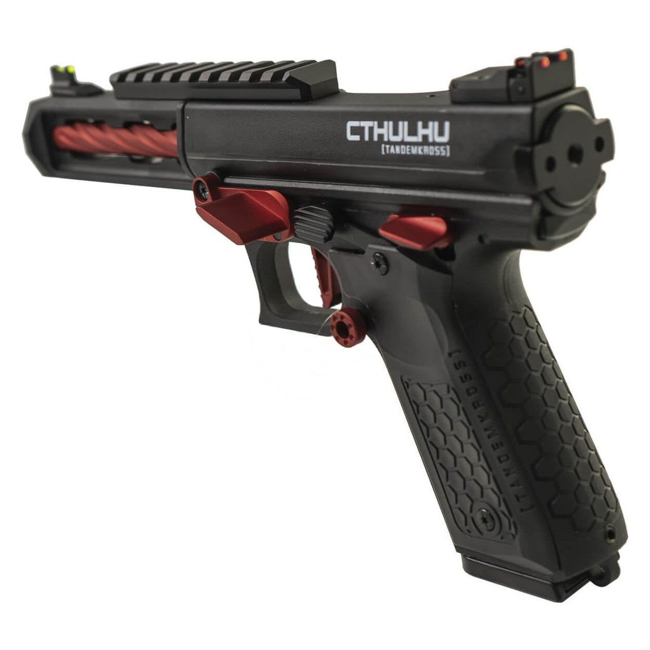 Lancer Tactical Tandemkross Officially Licensed Cthulhu GBB Airsoft Pistol Black & Red