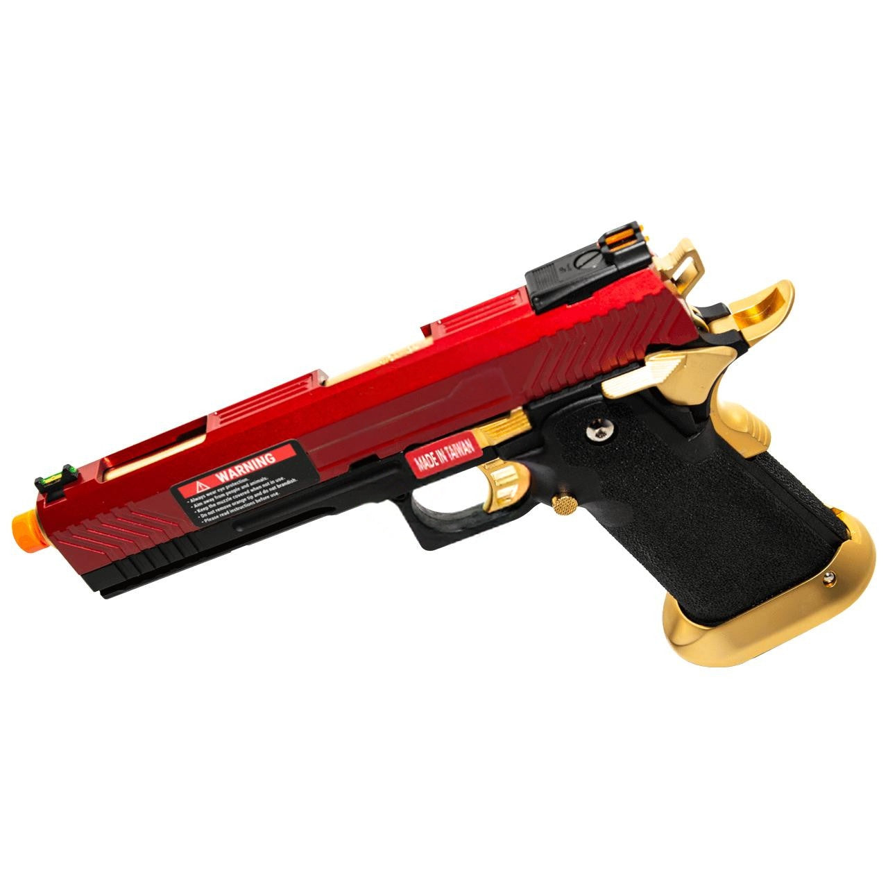 AW Custom Hi-Capa Competition GBB Pistol Red / Gold
