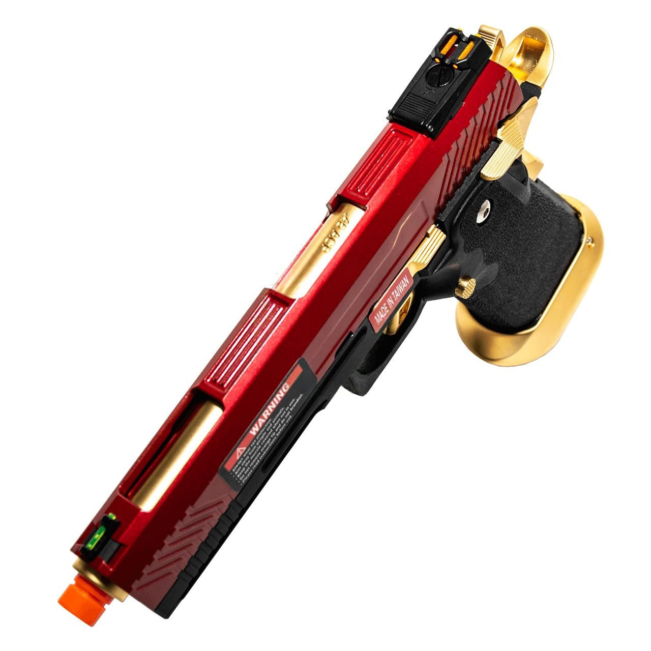 AW Custom Hi-Capa Competition GBB Pistol Red / Gold
