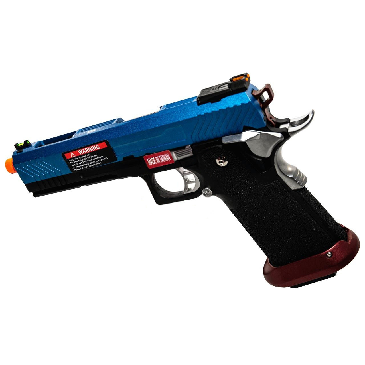 AW Custom Hi-Capa Competition GBB Pistol Blue Patriot